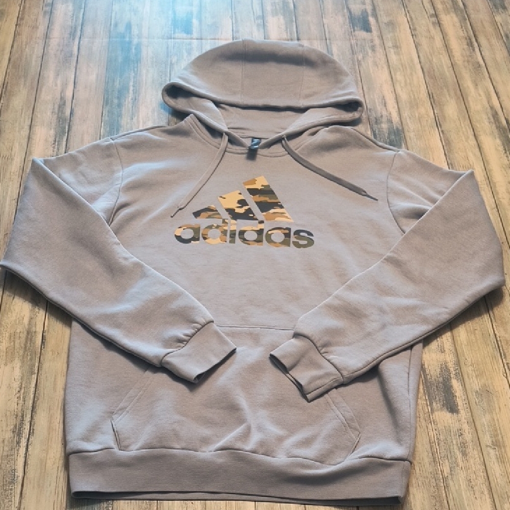 Adidas Men's Camo Print Hoodie Sz Small